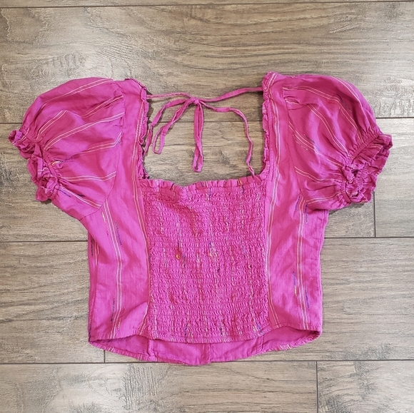 Free People Seratonin Corset Top Pink Size Small - Picture 9 of 11
